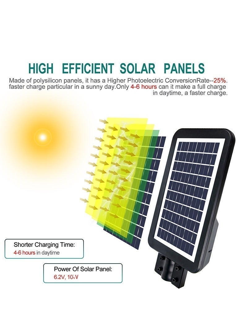jindian 300W solar-powered outdoor floodlight with motion sensor and remote control, IP67 waterproof, safe lighting from dusk to dawn, suitable for patios, driveways, and gardens - Image 4